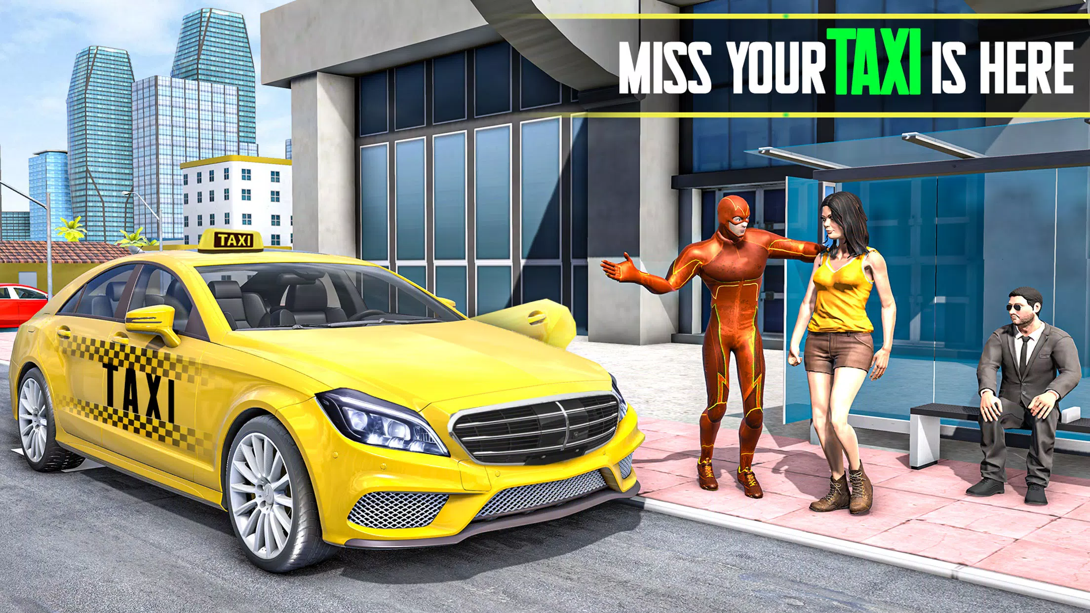 Superhero Car Games Taxi Games Screenshots