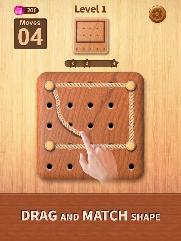Ảnh chụp màn hình của Art Puzzle: Rope Art iPad