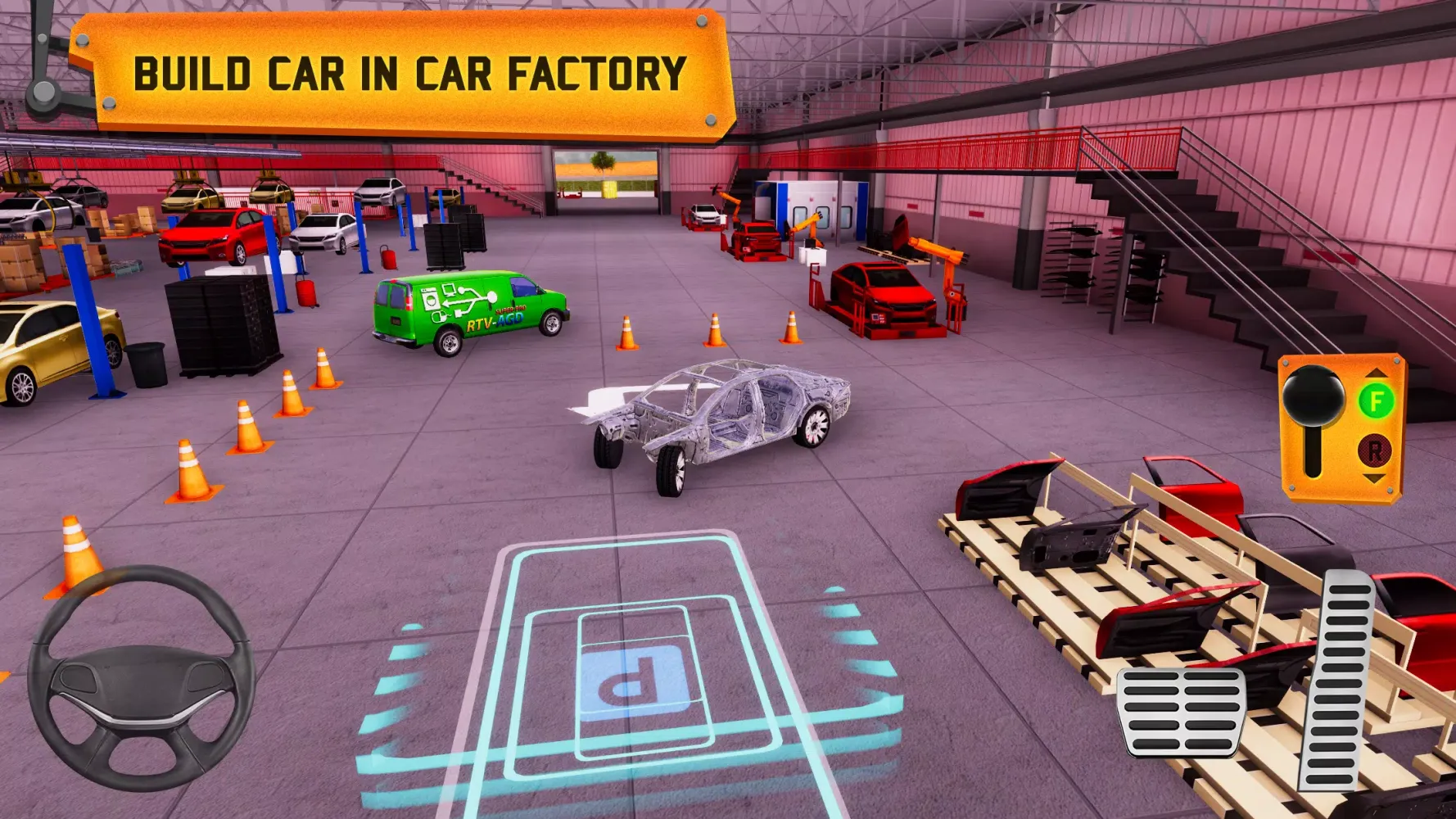 Car Factory Parking Simulator Screenshots