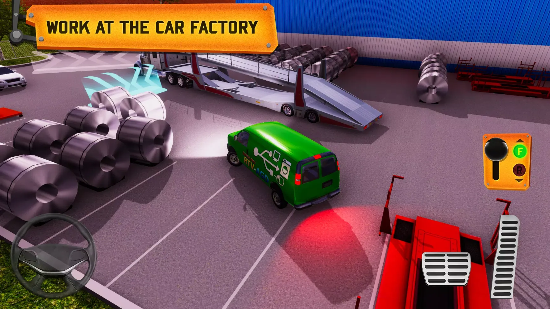 Car Factory Parking Simulator Screenshots