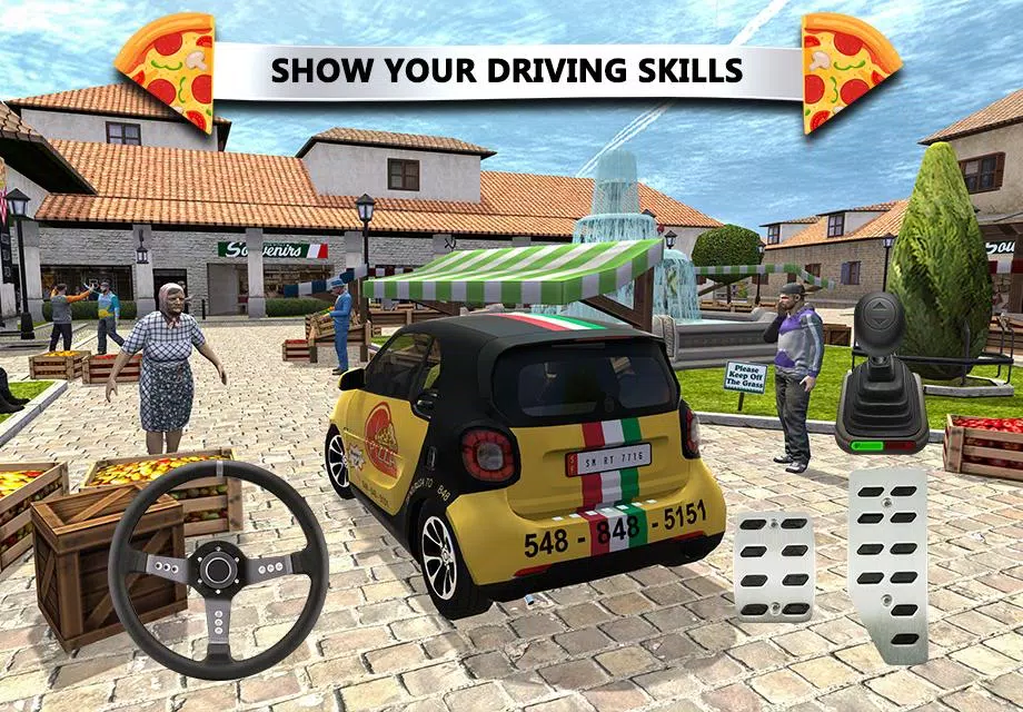 Pizza Delivery: Driving Simula Screenshots