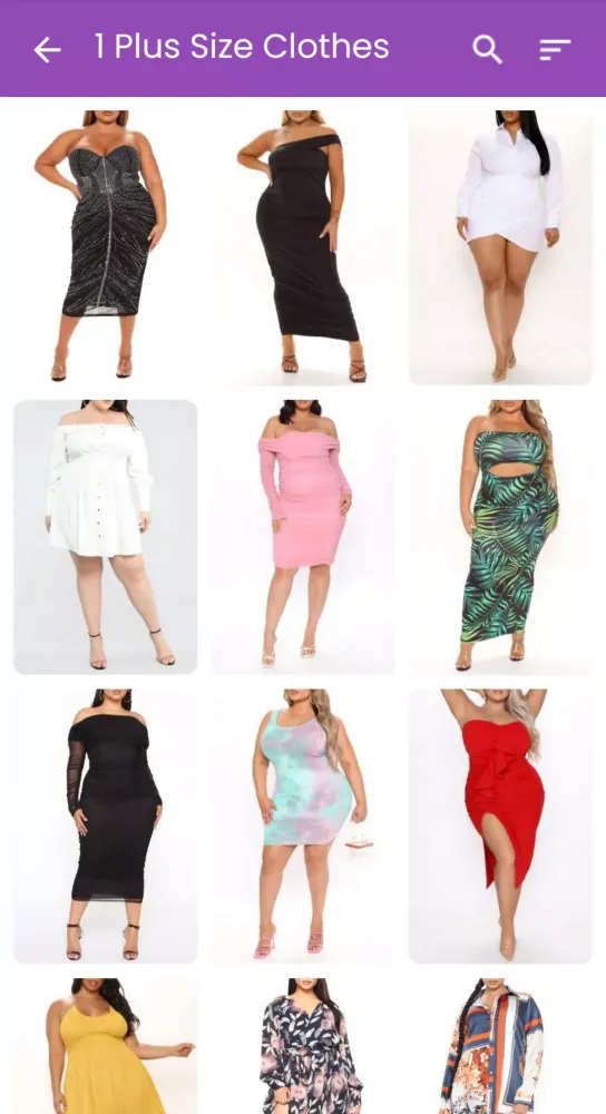 Plus size clothes for women Screenshots