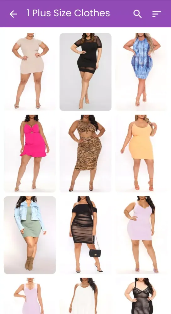 Plus size clothes for women Screenshots