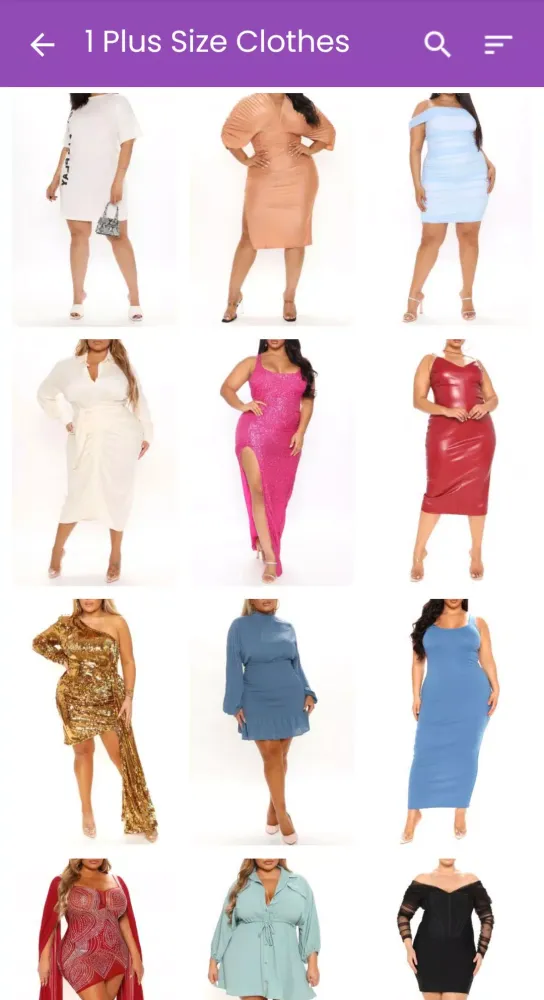 Plus size clothes for women Screenshots