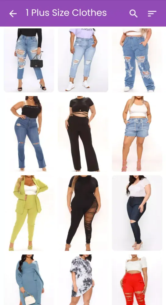 Plus size clothes for women Screenshots