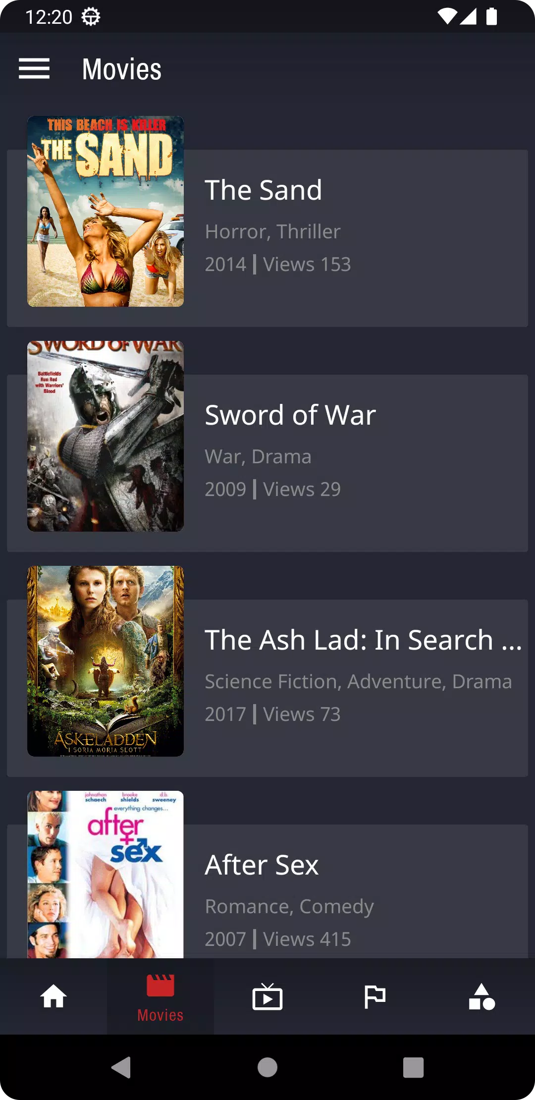 Mflix Watch Movies & Live TV Screenshots