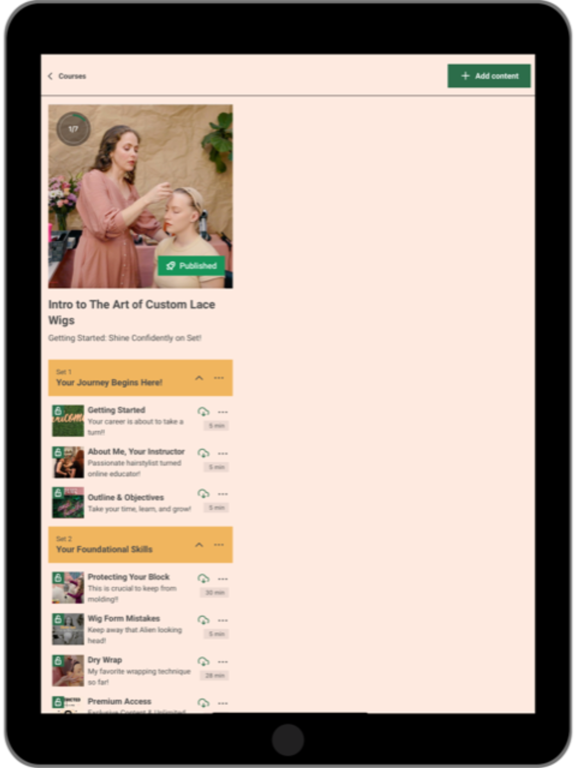 Natalie Driscoll Education iPad Screenshots