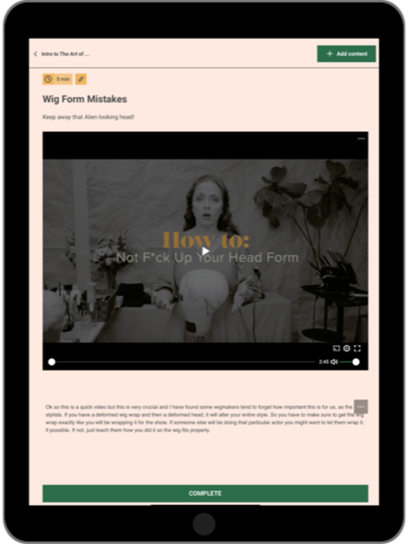 Natalie Driscoll Education iPad Screenshots