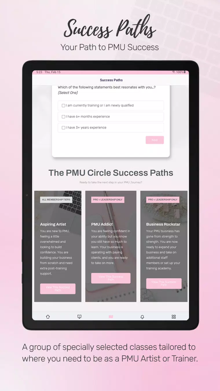 The PMU Circle Screenshots
