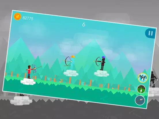 Funny Archers - 2 Player Archery Games iPad  Screenshots