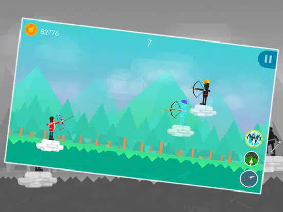 Funny Archers - 2 Player Archery Games iPad  Screenshots