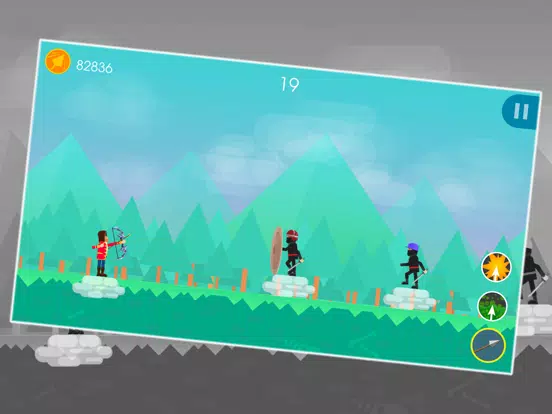 Funny Archers - 2 Player Archery Games iPad  Screenshots
