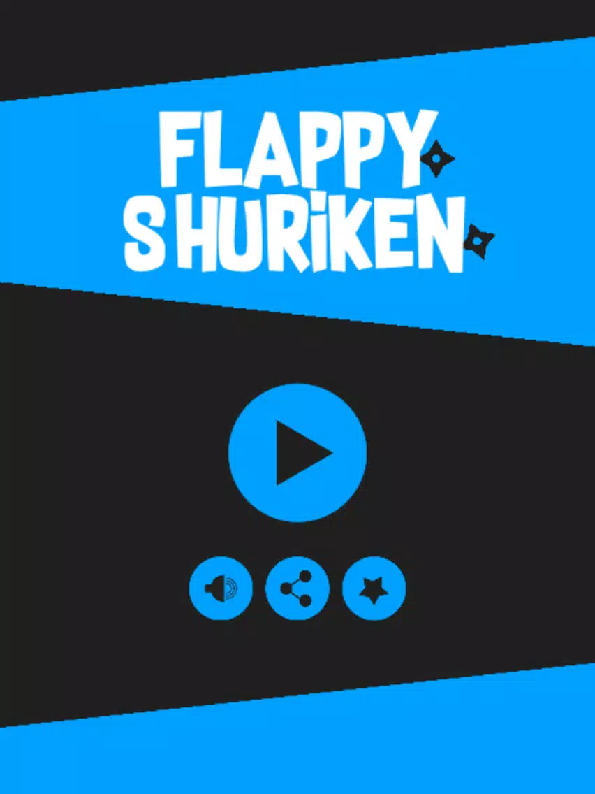 Tangkapan layar Flappy Shuriken iPad 