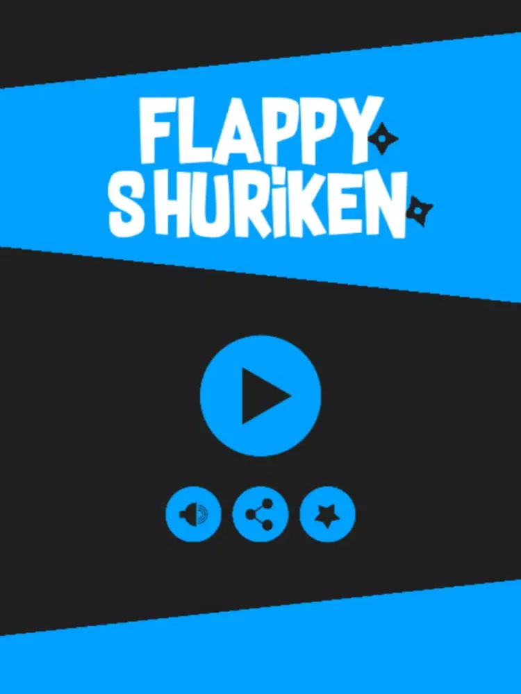 Flappy Shuriken iPad Screenshots
