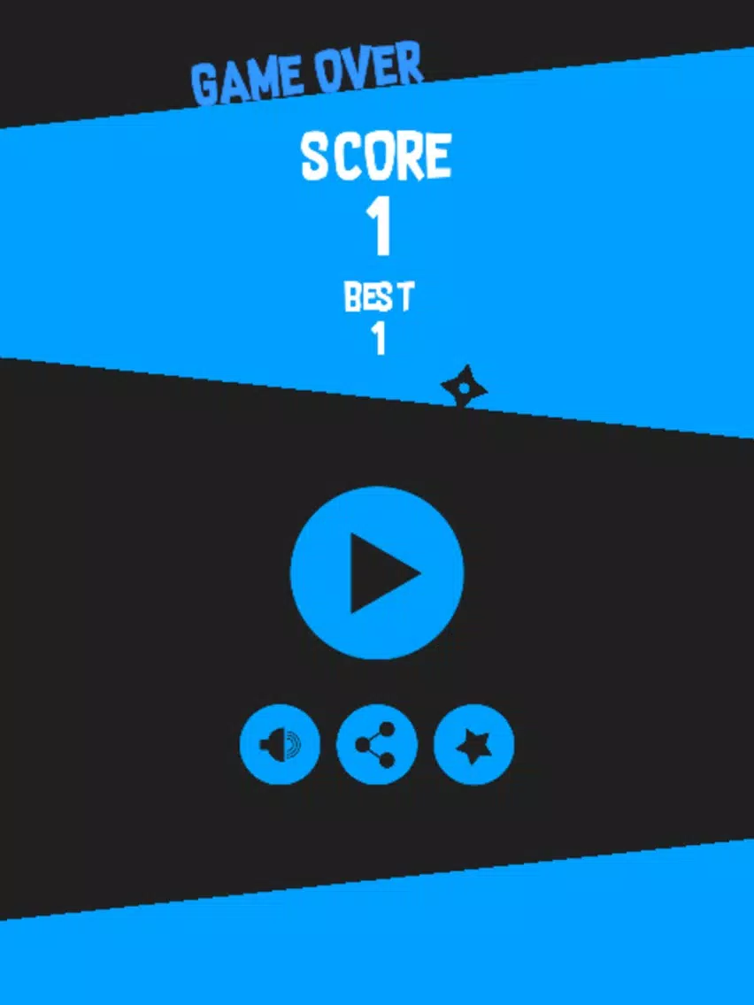 Tangkapan layar Flappy Shuriken iPad 