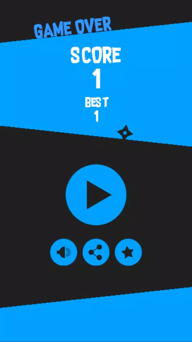 Tangkapan layar Flappy Shuriken