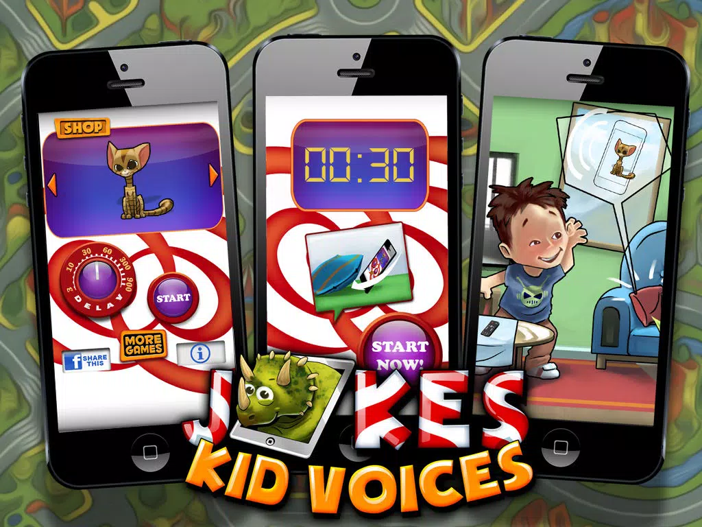 Jokes - Kid Voices iPad Screenshots