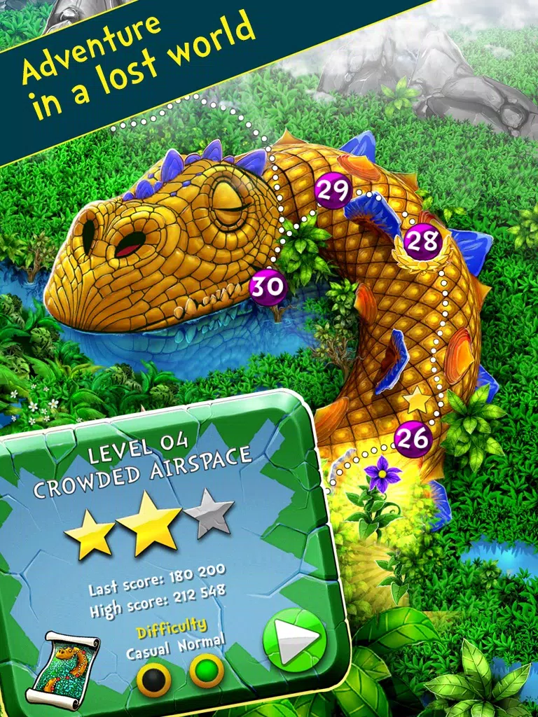 تصاویر Jungle Rumble – The Prehistoric 3D Fun Arcade Challenge Game with Angry Dinosaurs, Birds and Coins iPad 