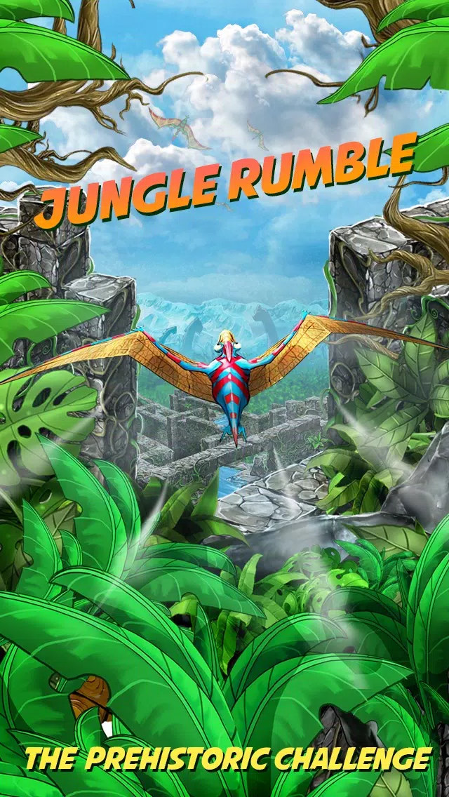 تصاویر Jungle Rumble – The Prehistoric 3D Fun Arcade Challenge Game with Angry Dinosaurs, Birds and Coins