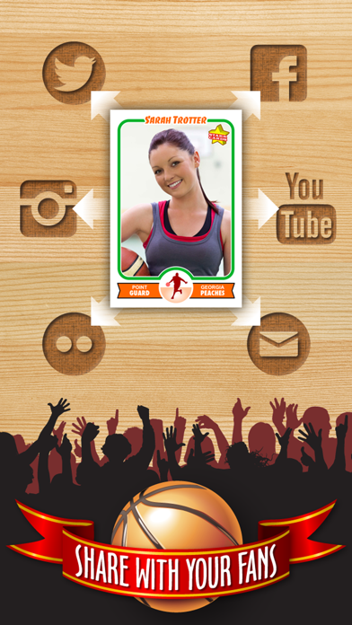 Basketball Card Maker (Ad Free) - Make Your Own Custom Basketball Cards with Starr Cards Screenshots