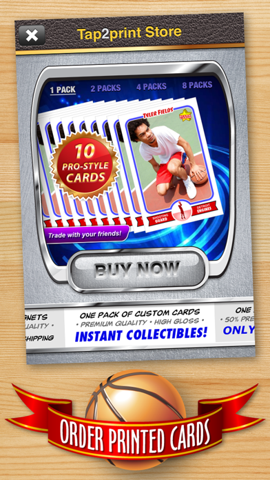 Basketball Card Maker (Ad Free) - Make Your Own Custom Basketball Cards with Starr Cards Screenshots