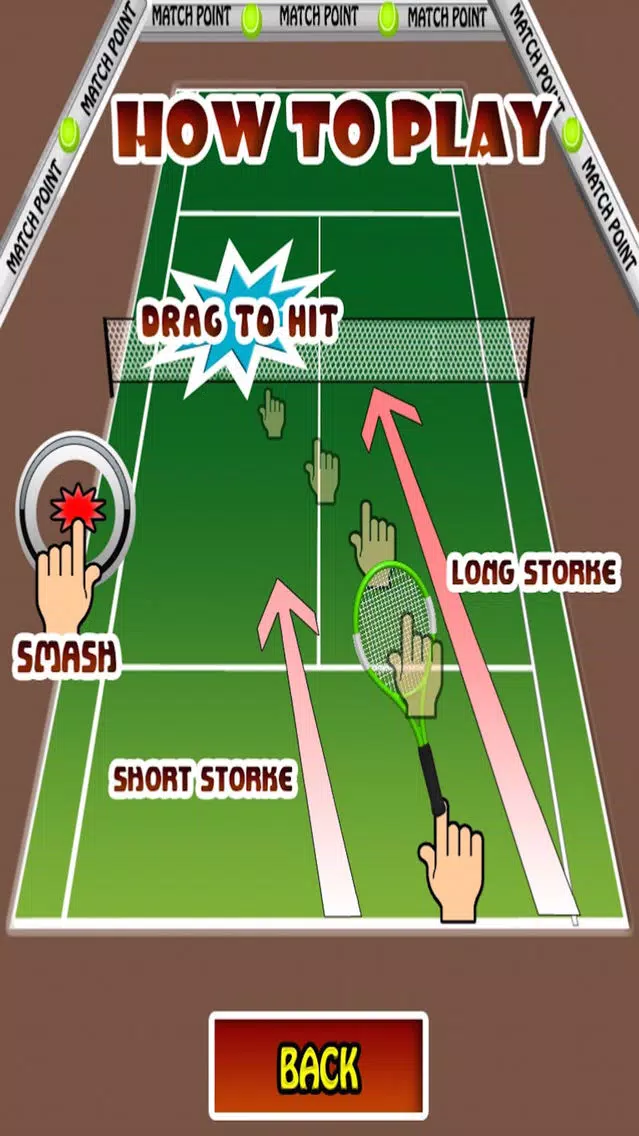 Match Point - Touch 'n Hit Tennis Game Screenshots