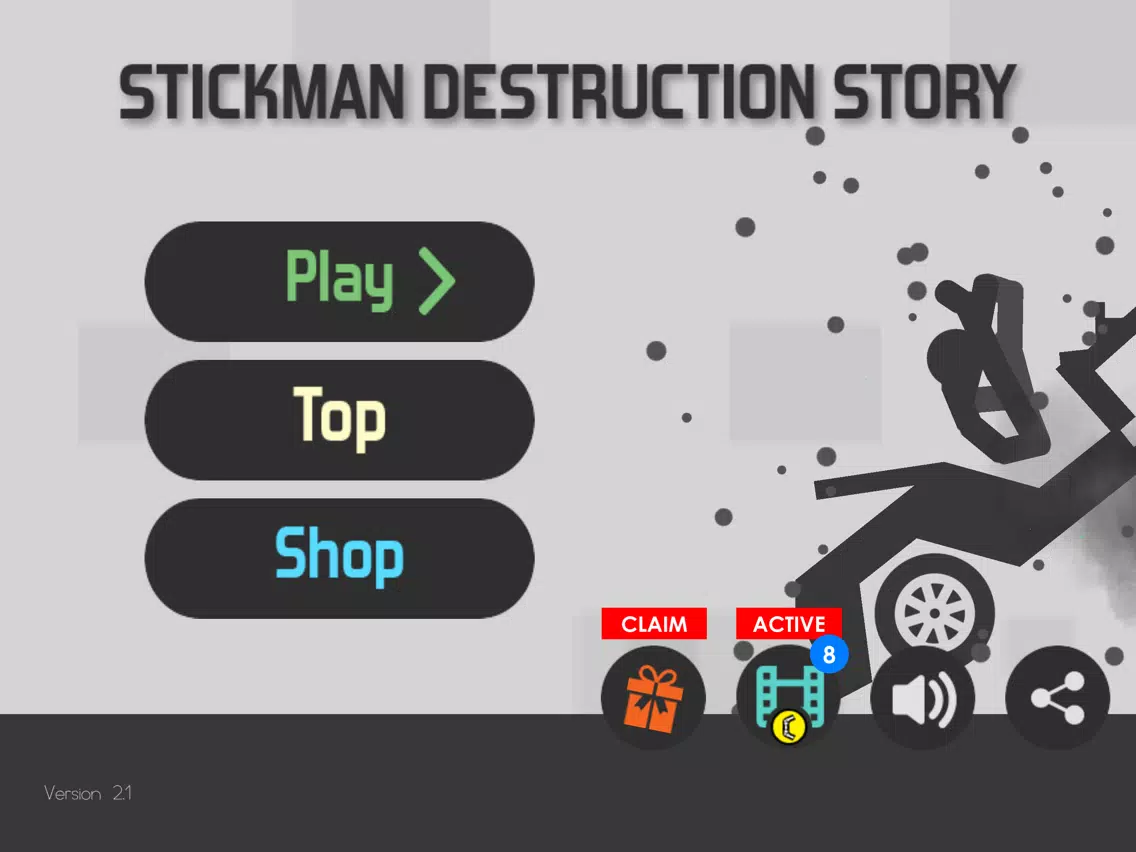 Capturas de pantalla de Stickman Destruction Story iPad 