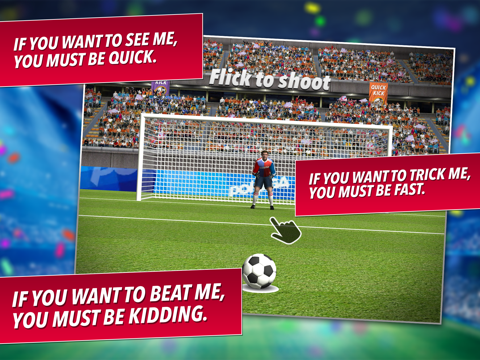 Quick Kick: The Best Penalty Shooting Football Game 2015 iPad  Screenshots