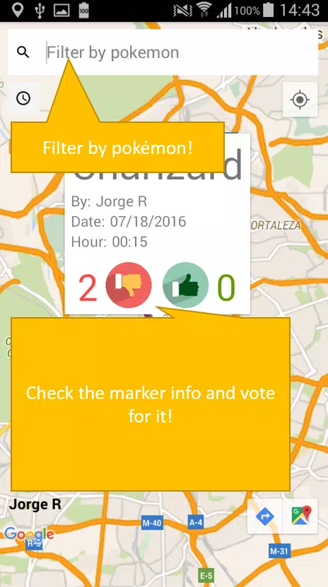 Your PokeMap Community Screenshots
