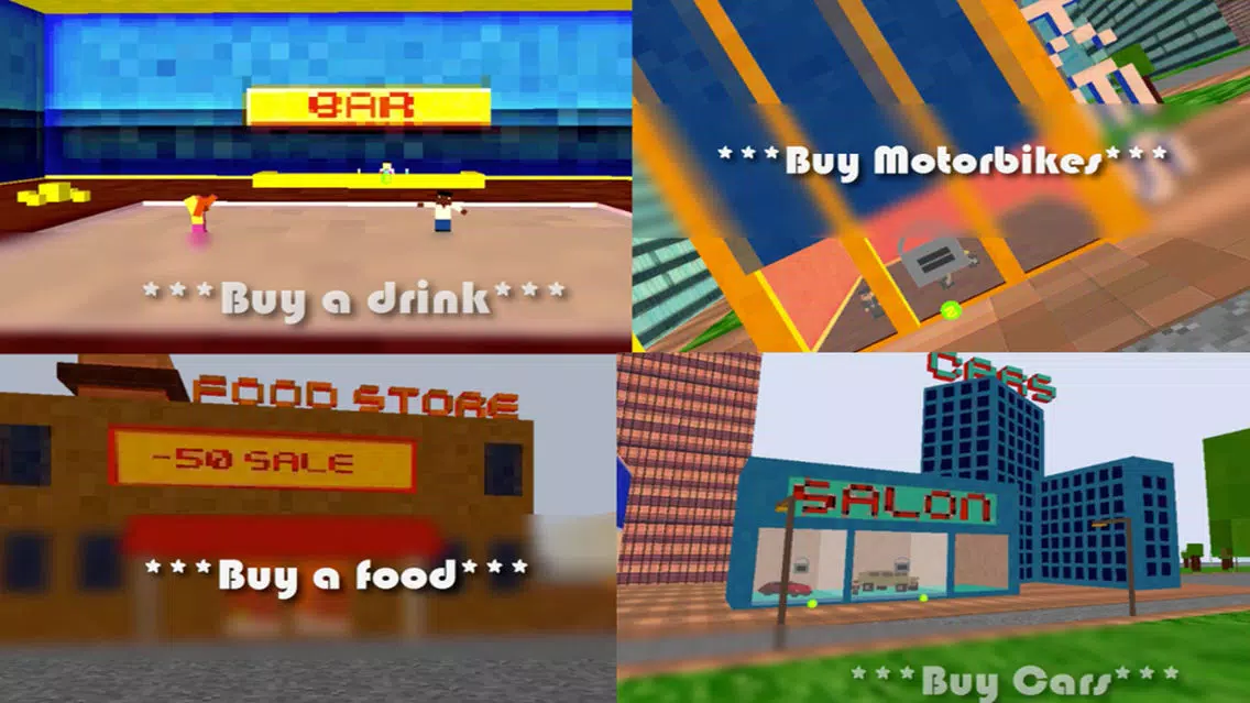 Ảnh chụp màn hình của Craft City Gangs Multiplayer