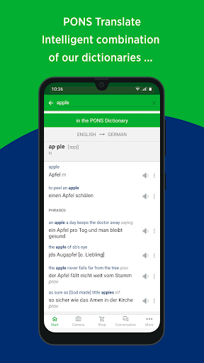 PONS Translate Screenshots