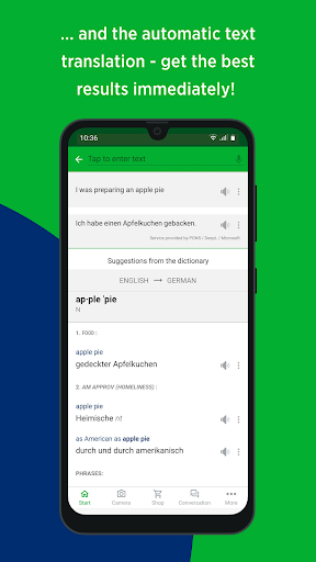 PONS Translate Screenshots