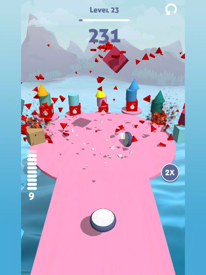 Throw Disc 3D iPad  স্ক্রিনশট