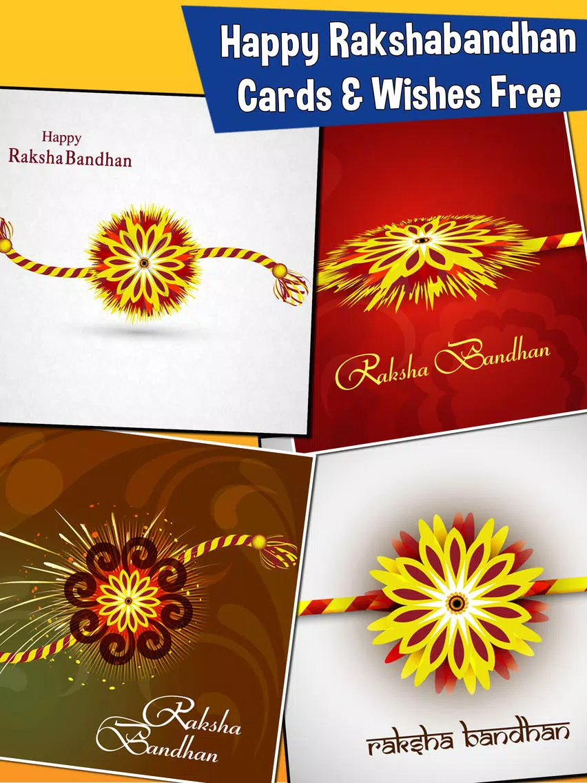 Happy Rakshabandhan Cards, Wishes & Greetings Free iPad Screenshots