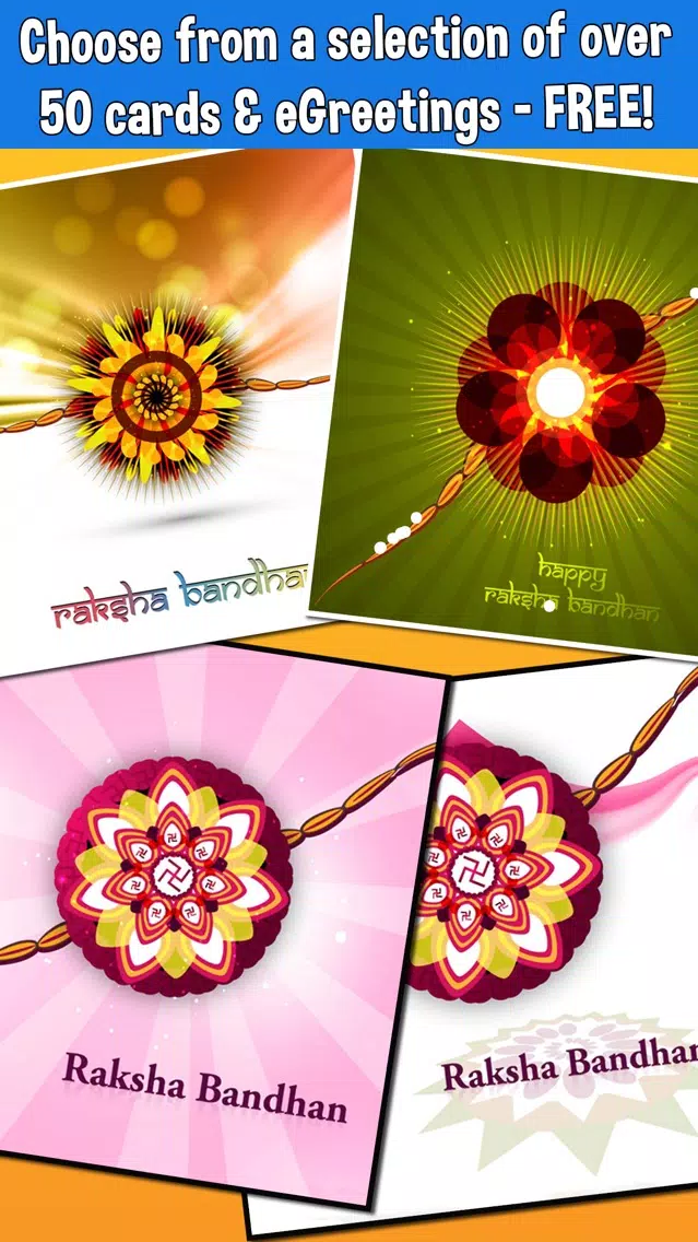 Happy Rakshabandhan Cards, Wishes & Greetings Free Screenshots