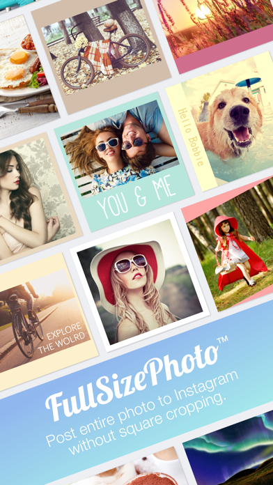 Full Size Photo FREE - Post Entire Photos Picture and Image on Instagram without Square Cropping Screenshots