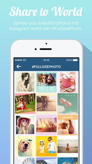 Full Size Photo FREE - Post Entire Photos Picture and Image on Instagram without Square Cropping Screenshots