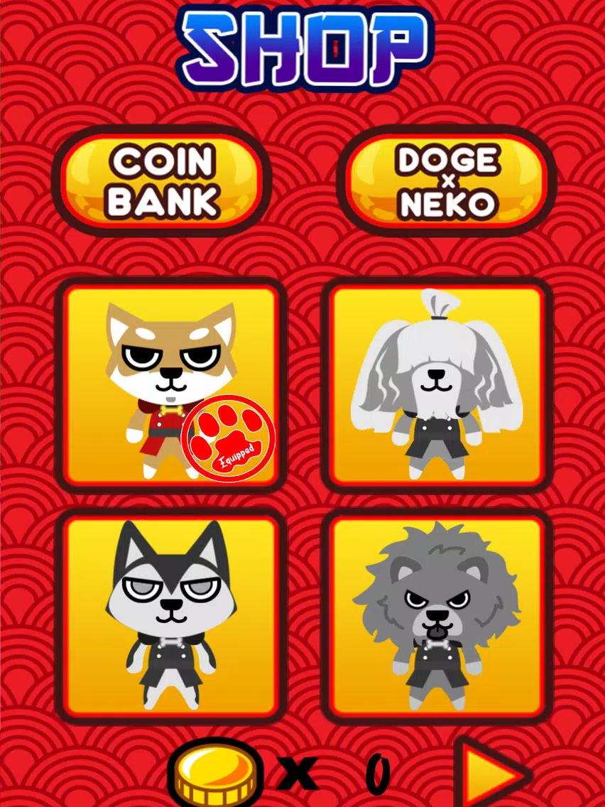 Ninja Neko X Samurai Doge iPad  Screenshots