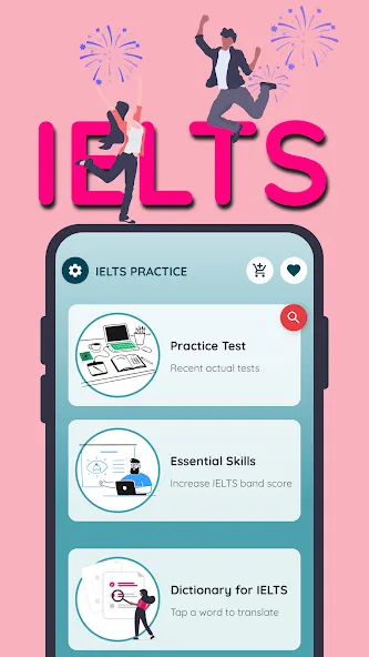 IELTS Practice Test Screenshots