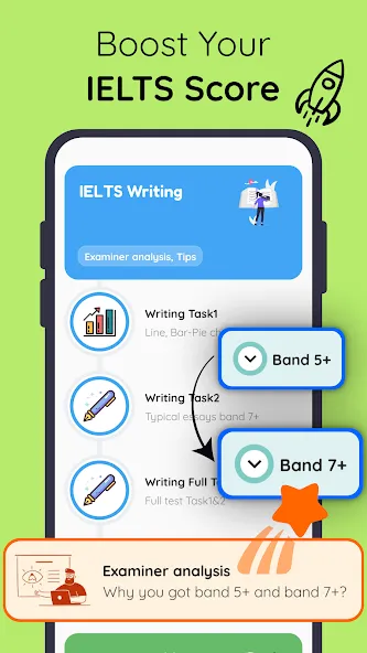 IELTS Practice Test Screenshots