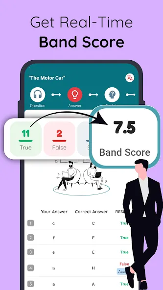 IELTS Practice Test Screenshots