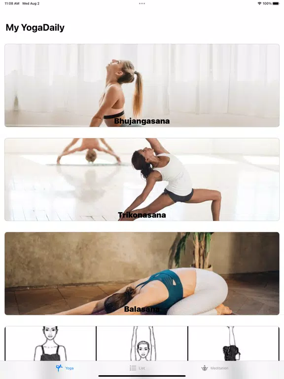 My Yoga Daily iPad Screenshots