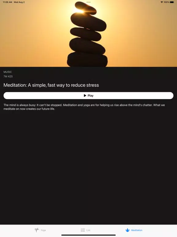 My Yoga Daily iPad Screenshots