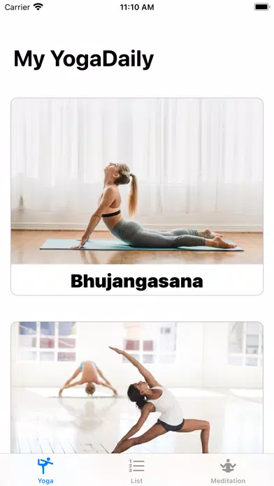 My Yoga Daily Screenshots