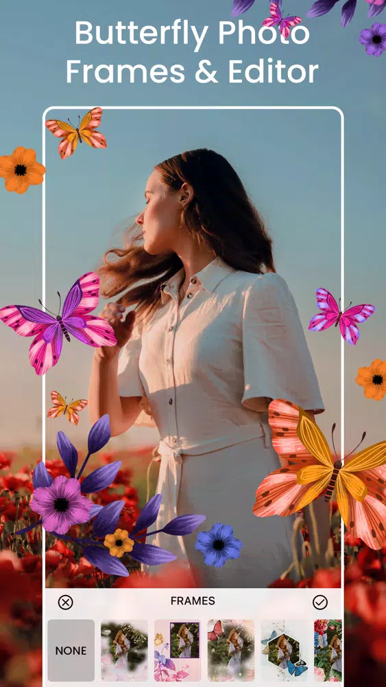 Butterfly Photo Frame Editor سکرین شاٹس