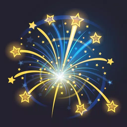 Animated Fireworks Stickers!