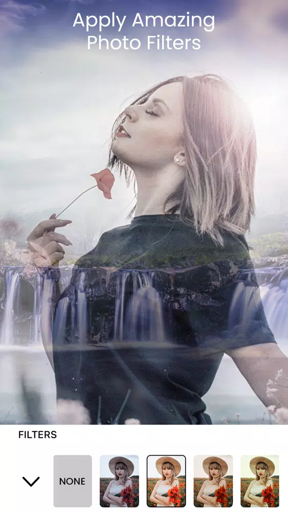 Waterfall & Hills Photo Frames Screenshots