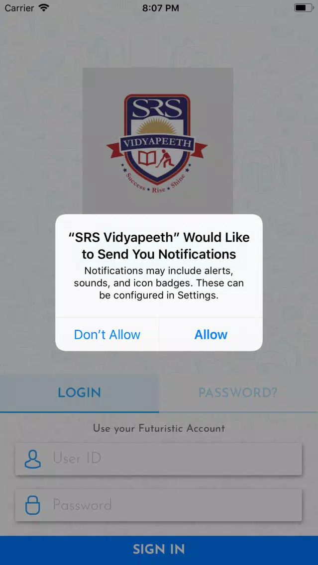 SRS Vidyapeeth Screenshots