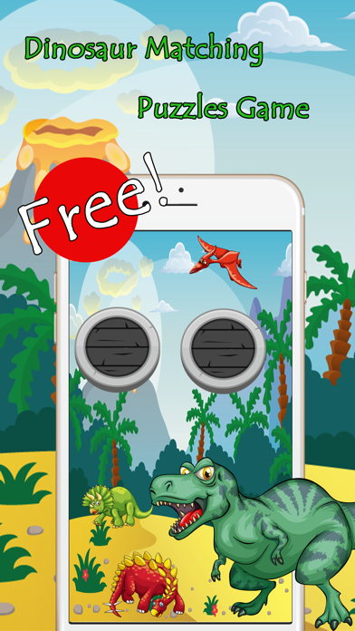 Dinosaur Matching Remember Puzzles Games For Kids Screenshots