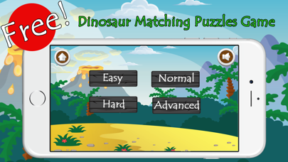Dinosaur Matching Remember Puzzles Games For Kids Screenshots